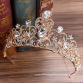 Valentine's Beauty Tiara Alloy Diamond Pageant Crown Queen Retro Bride Hair Accessories